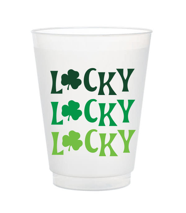 lucky st. Patrick's day cups