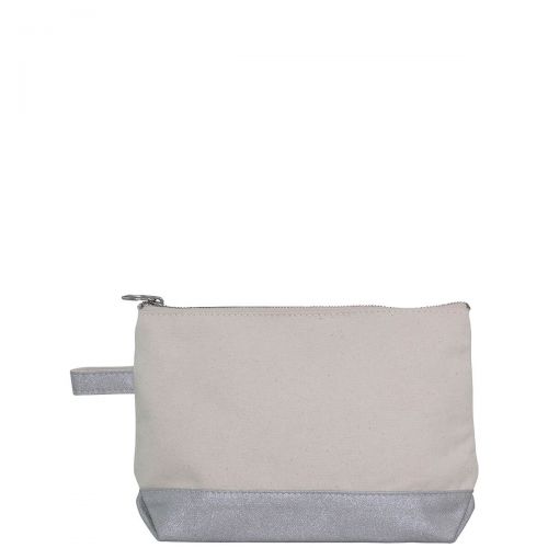 silver make up bag 