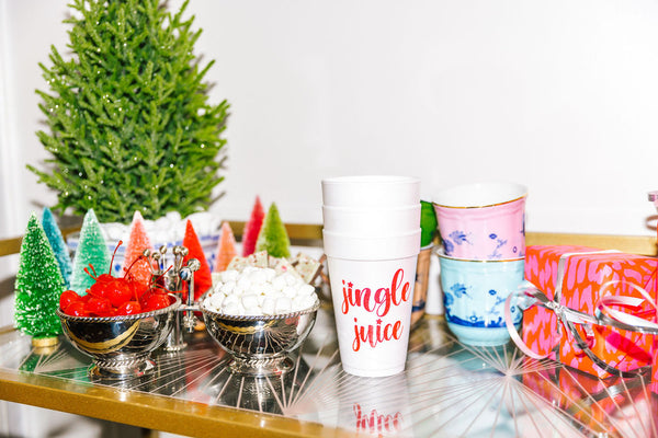 jingle juice styrofoam cups