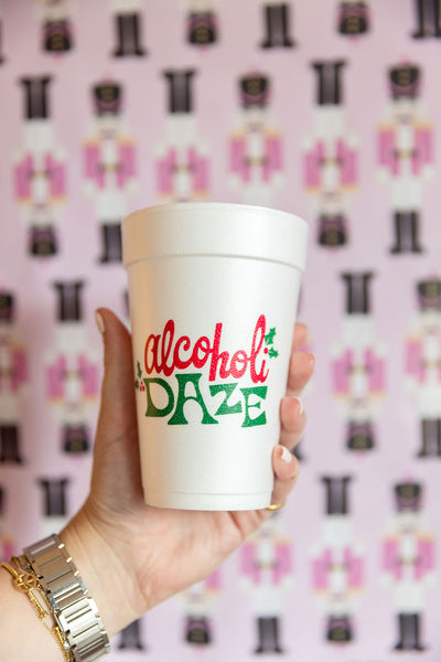holiday styrofoam cups