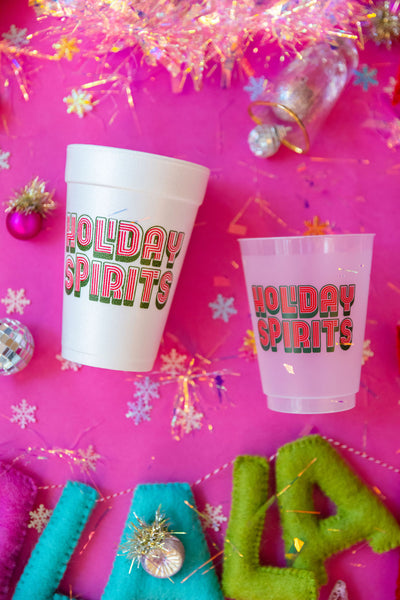 holiday spirits Christmas cups