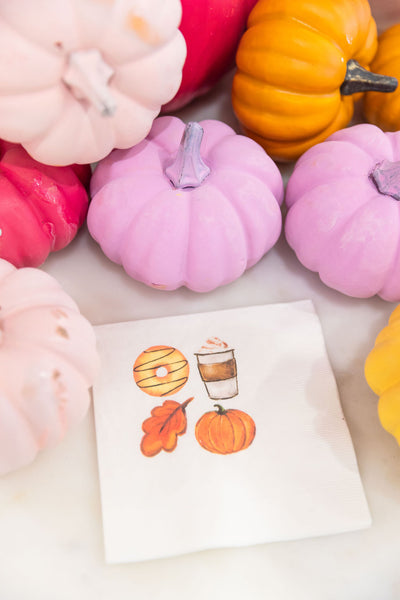 Fall cocktail napkins