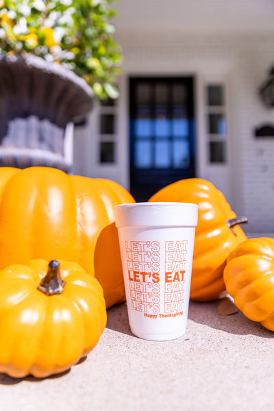 let's eat thanksgiving cups