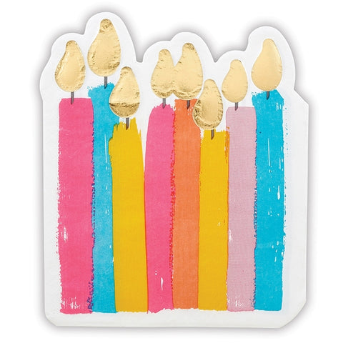 birthday candle napkins