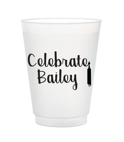 personalized graduation frost flex cups