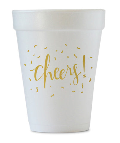 cheers styrofoam cups