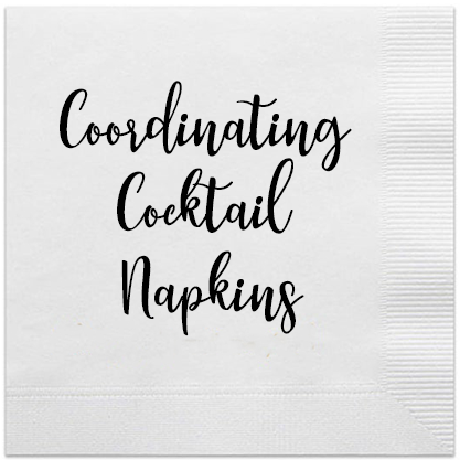 Coordinating Cocktail Napkins