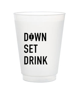 down set drink gameday cups