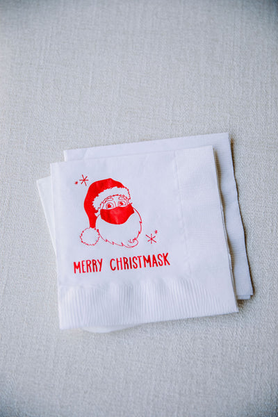 funny covid christmas napkins
