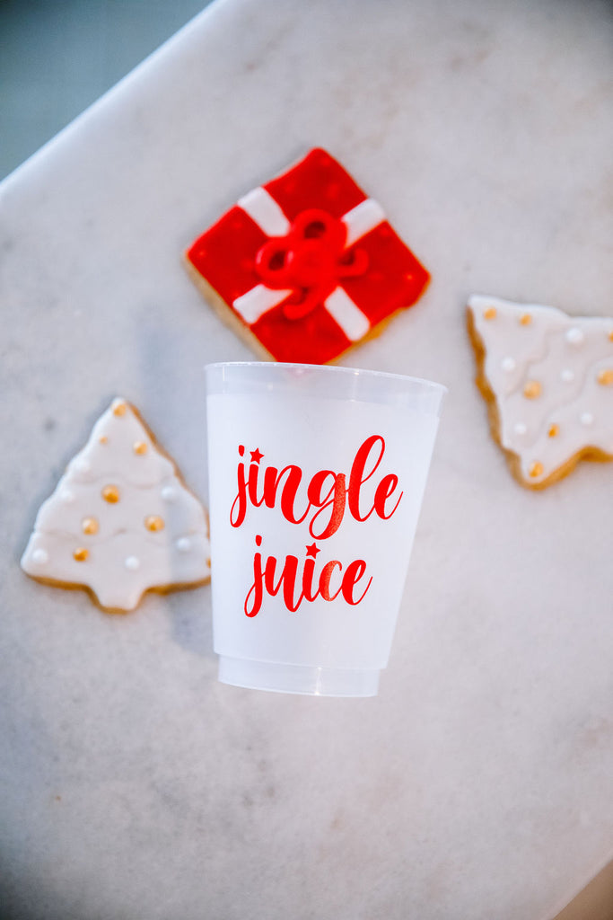 Festive Jingle Juice Reusable Party Cups-set of 4 – Happy By Rachel