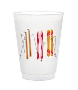 full color ski trip cups