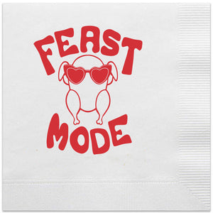 feast mode thanksgiving napkins