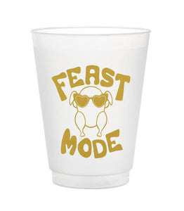 feast mode thanksgiving cups