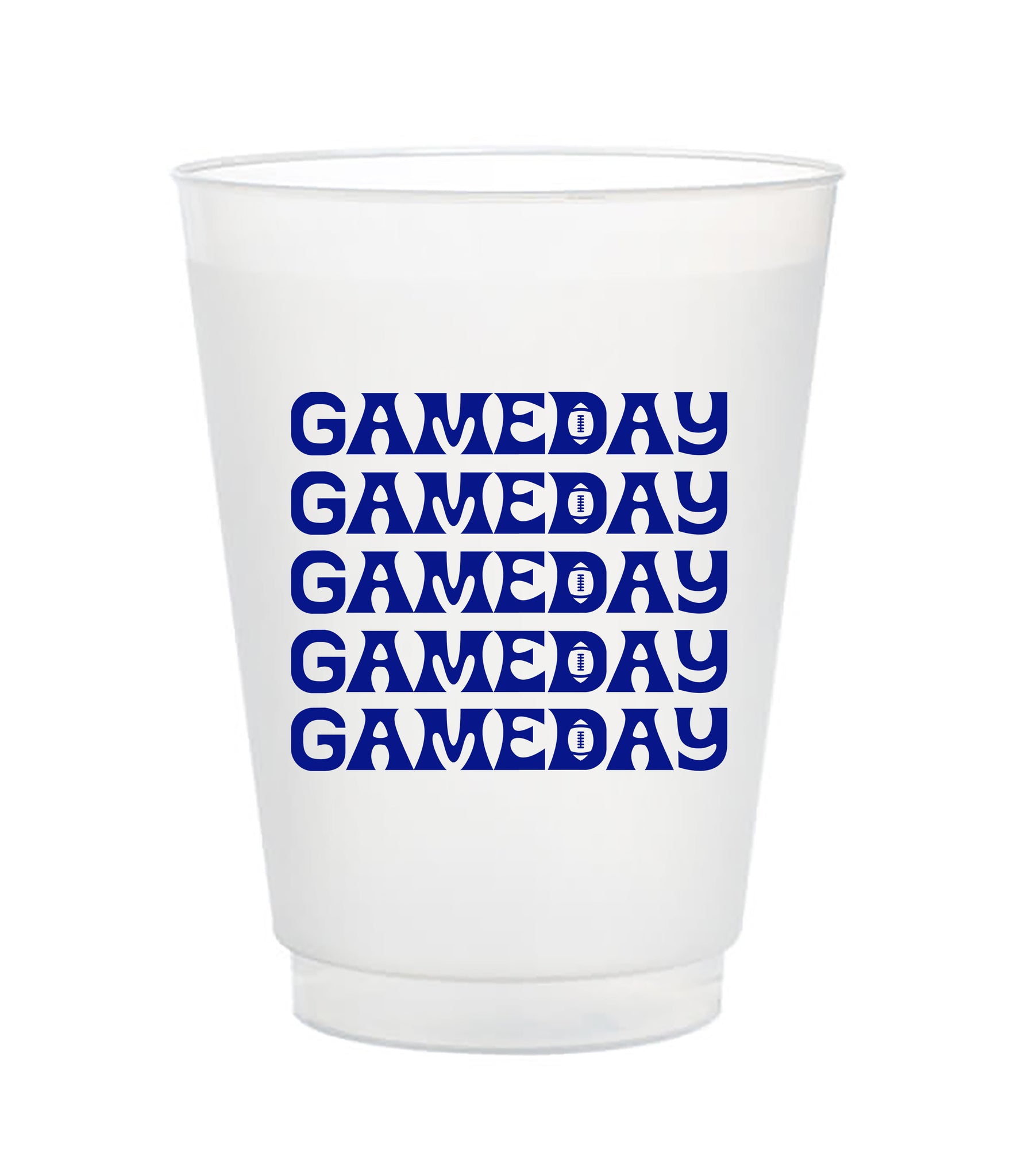 gameday blue cups