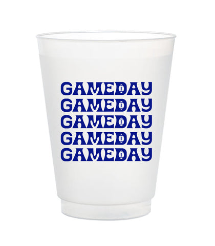 gameday blue cups