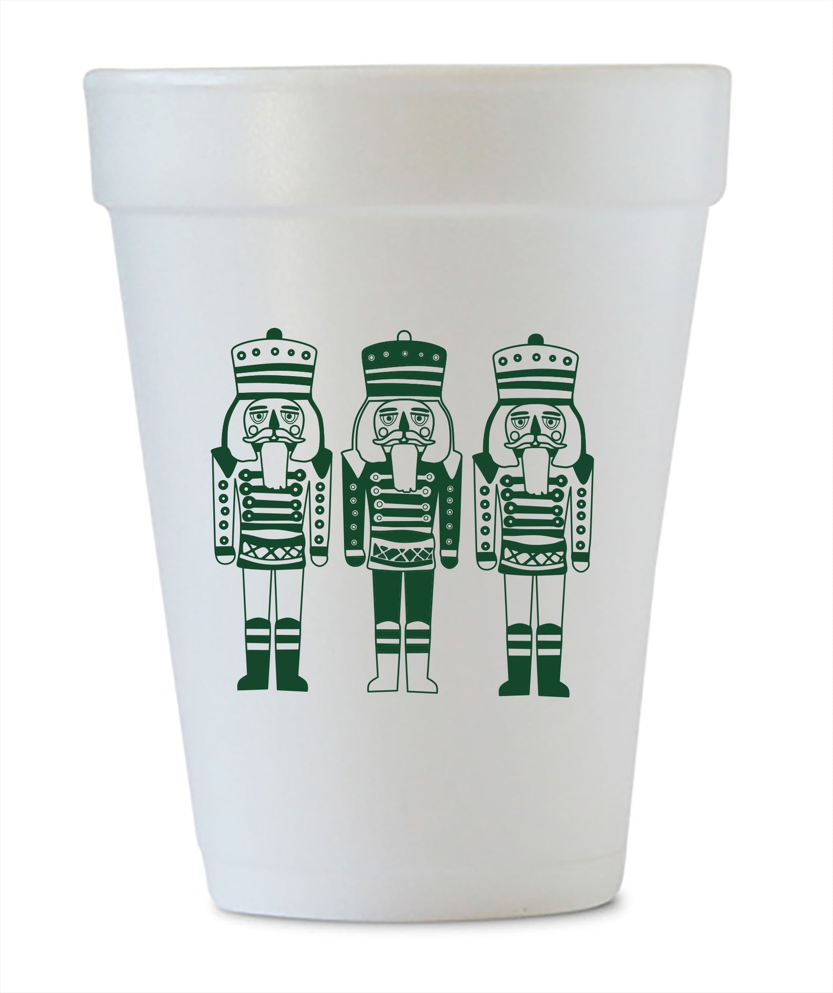 nutcracker styrofoam cups