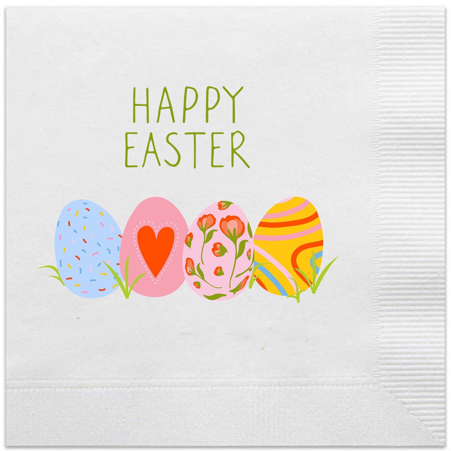 happy easter cocktail napkins