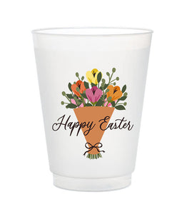 happy easter frost flex cups