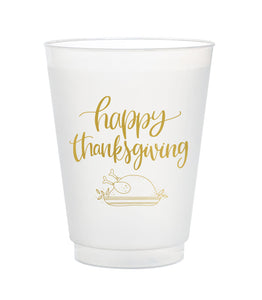 Happy Thanksgiving Frost Flex Cups