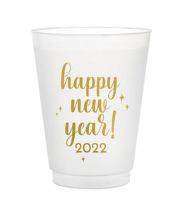 happy new year cups