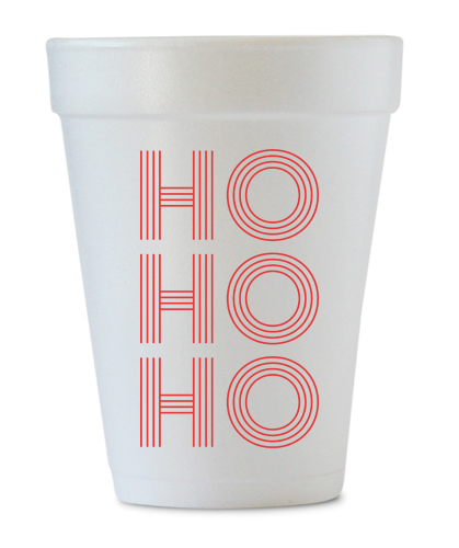ho ho ho styrofoam cup