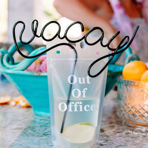 out of office party drink pouch