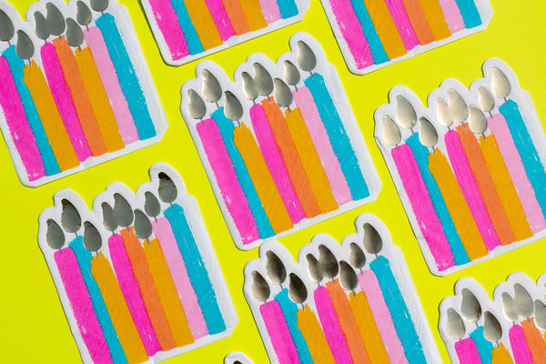 birthday candle napkins