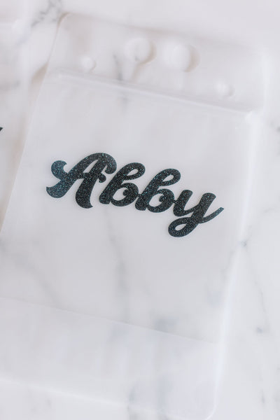 custom name party drink pouch