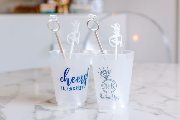 wedding shatterproof cups
