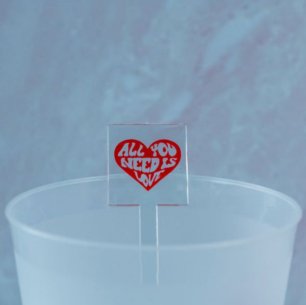all you need is love stir sticks