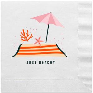 just beachy cocktail napkins