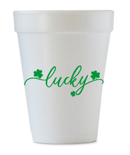 lucky styrofoam cups