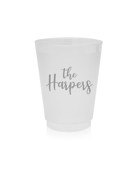family personalized frost flex cups