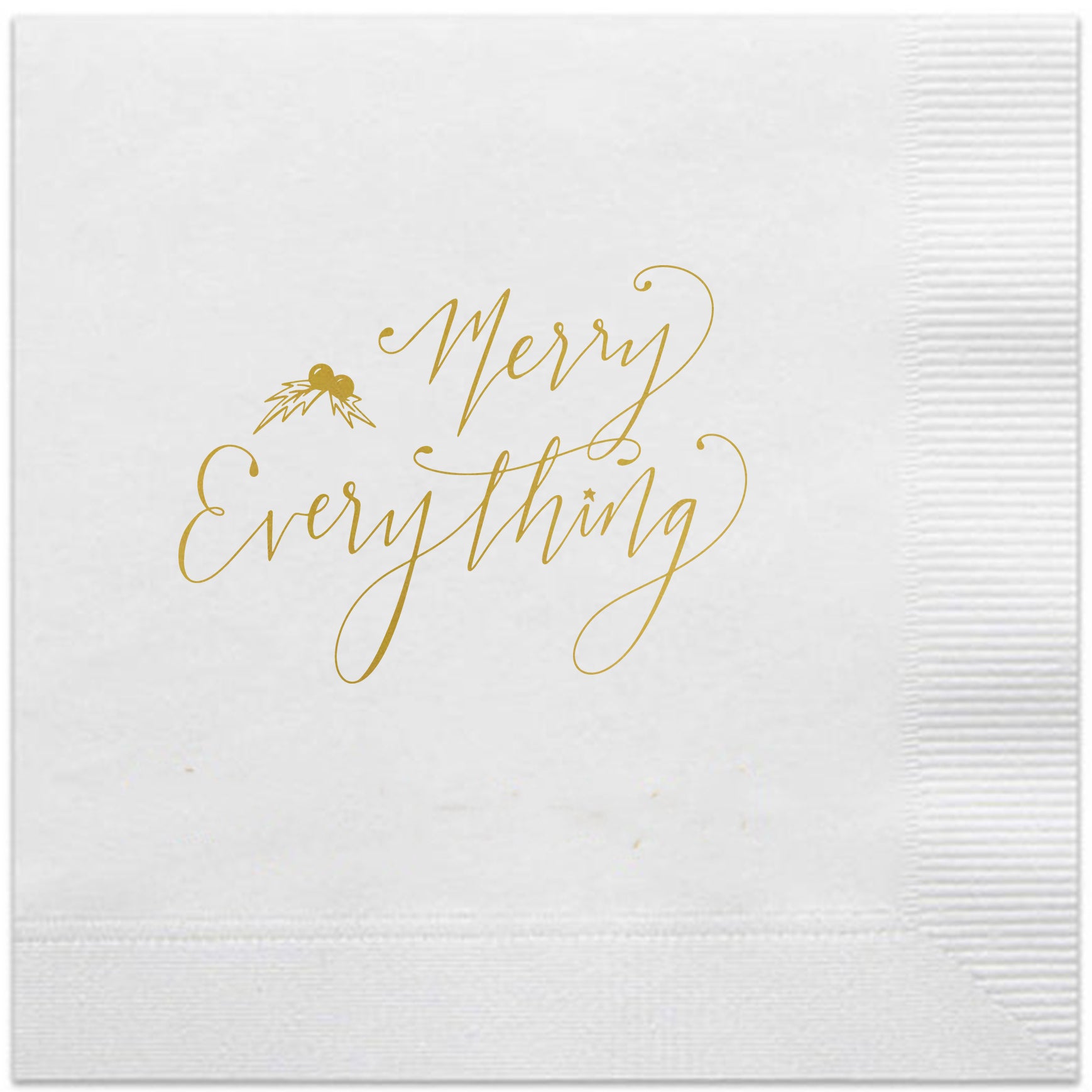 merry everything napkins
