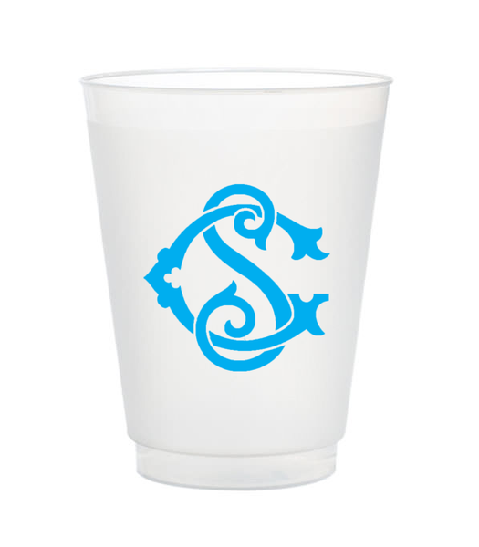 personalized monogram cups