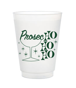 Prosec Ho Ho Ho holiday cups