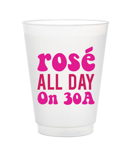 rose all day on 30A cups