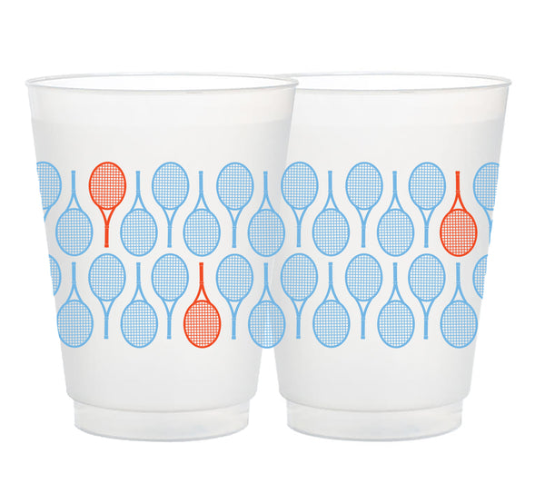Tennis Rackets Wrapped Frost Flex Cups