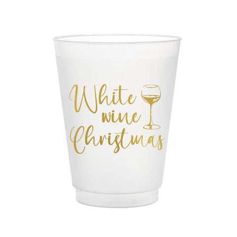 white wine christmas frost flex cups