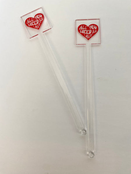 valentines day stir sticks