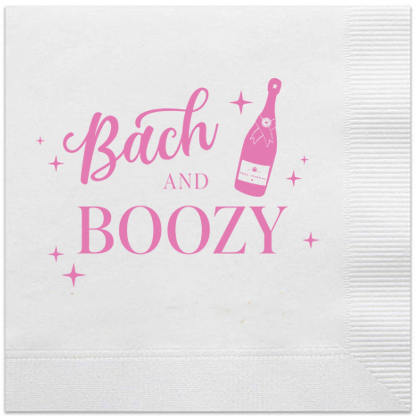 bach and boozy napkins