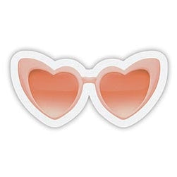 heart glasses napkins