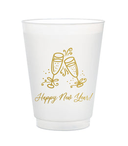 Happy New Year Frost Flex Cups