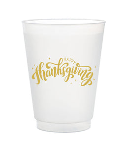 happy thanksgiving cups
