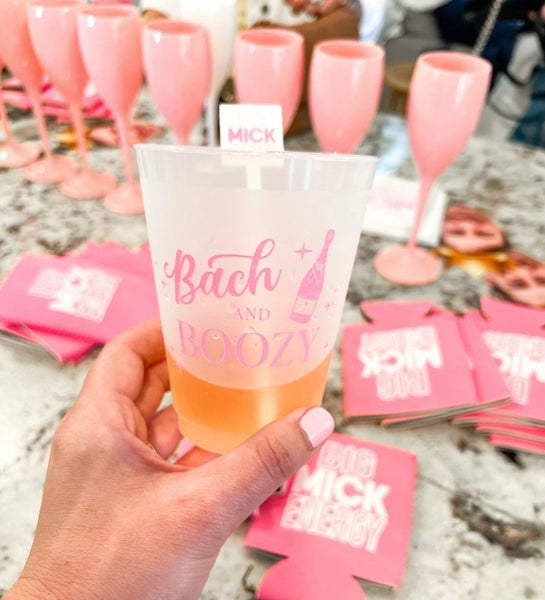 bach and boozy cups
