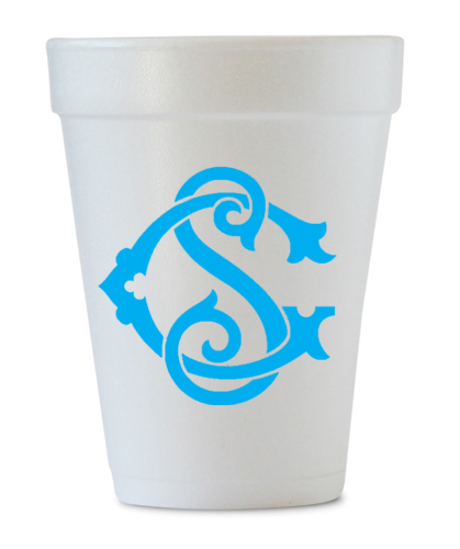 personalized monogram cups