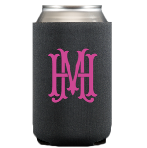 personalized monogram koozie