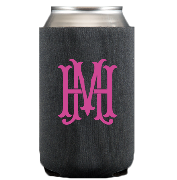 personalized monogram koozie