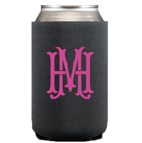 personalized monogram koozie