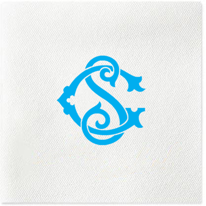 personalized monogram napkins